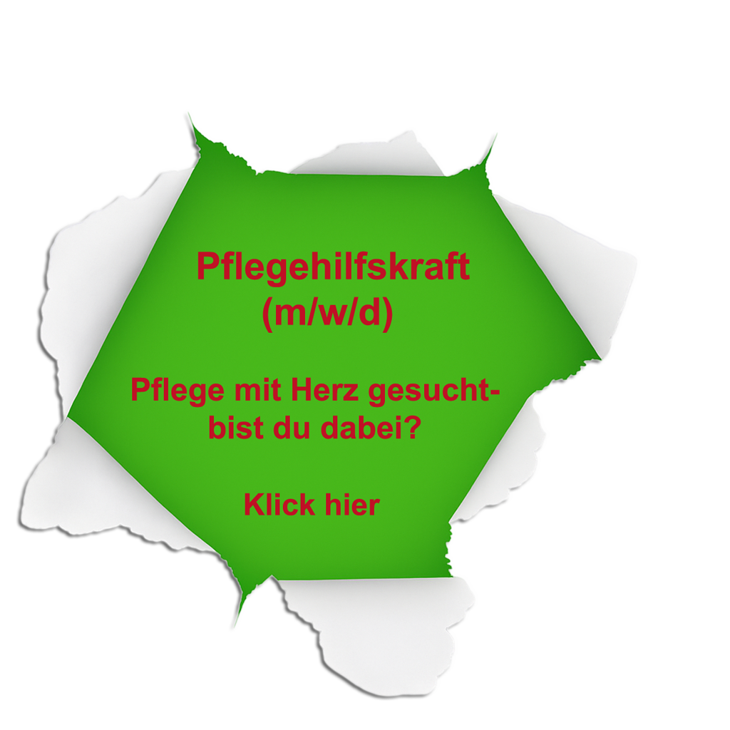 Pflegehilfe (m/w/d) gesucht